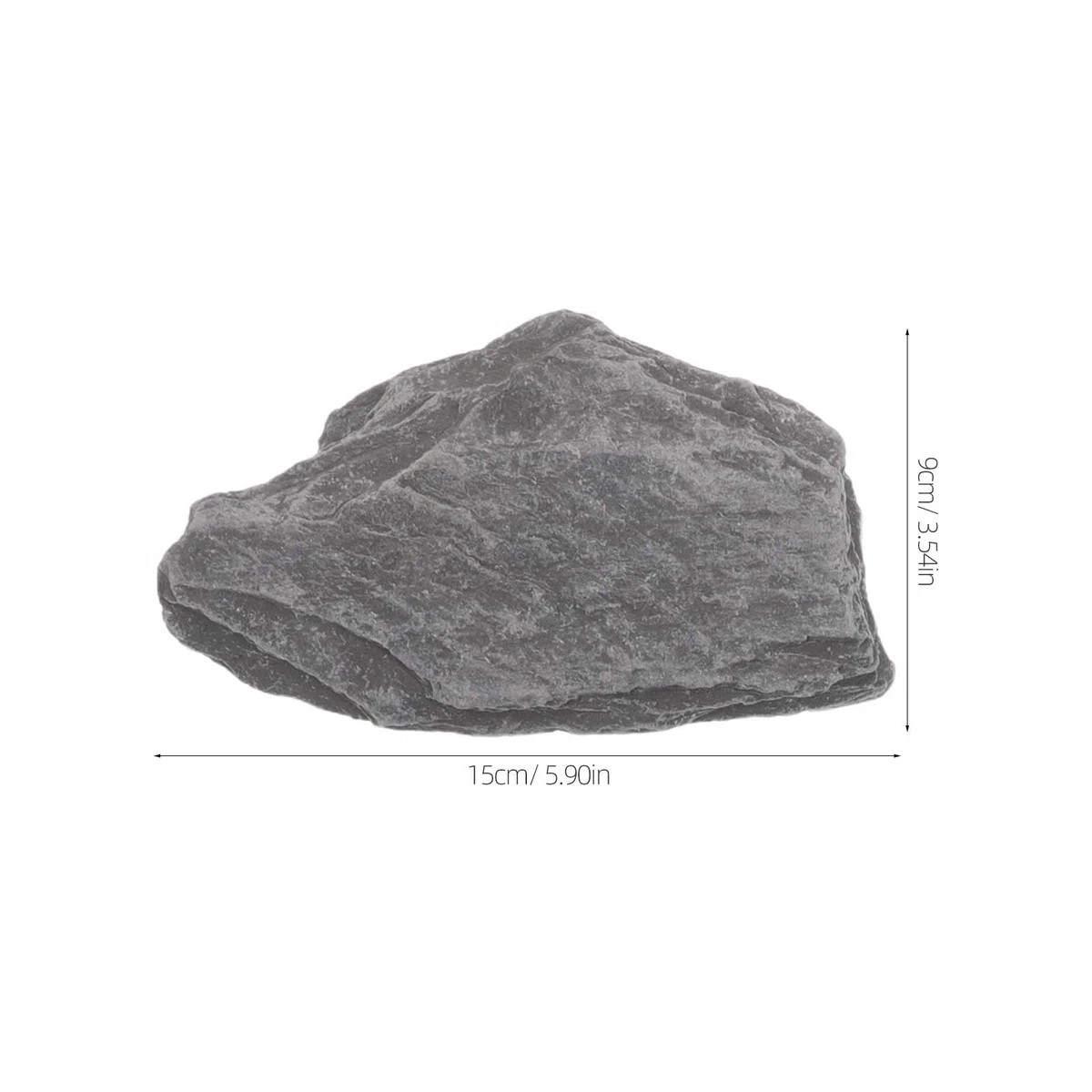 Piedras Naturales Que Fomenta la Exploración para Acuario en Forma de Losa Diseño Aleatorio, Roca Versátil para Peces y Tortugas en Oficina o Acuario
