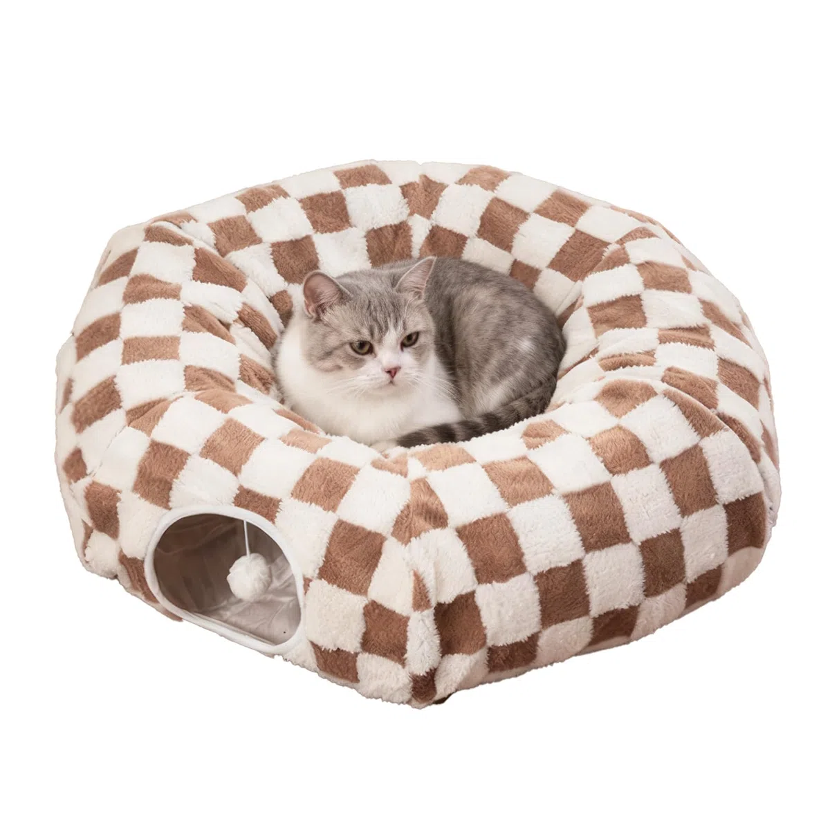 Cama Cueva Para Gatos Desmontable De Mascotas | De Juego Y Cueva Para Dormir Mascotas Pequeñas Interior Dormitorio Sala De Estar Balcón Apartamento Invierno
