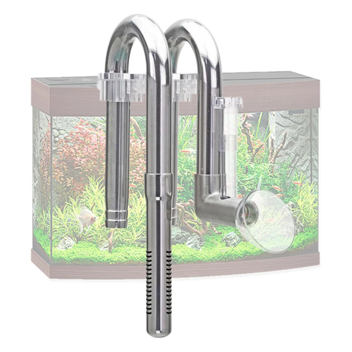 Tubo De Salida Del Filtro De Acuario Tubos Acero Inoxidable Alta