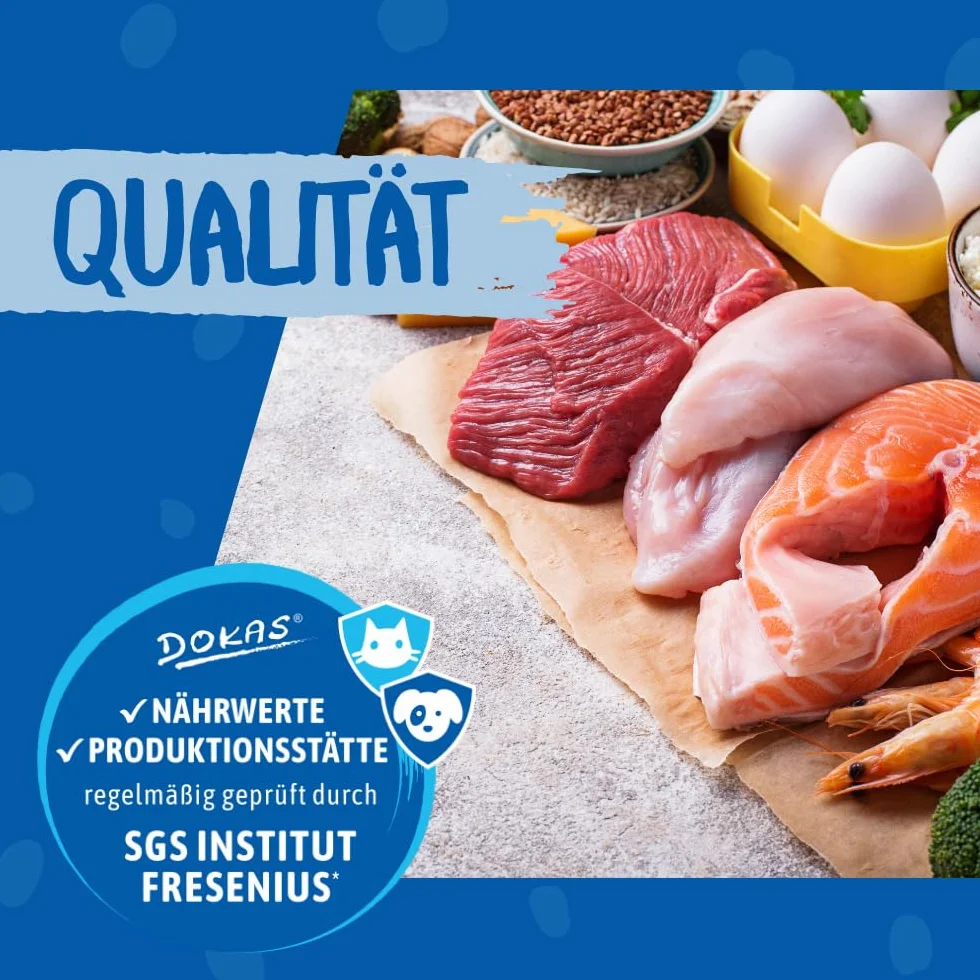 Dokas Snack Premium sin Cereales con pezuña de Pollo para Perros, plátano, 1 x 70 g
