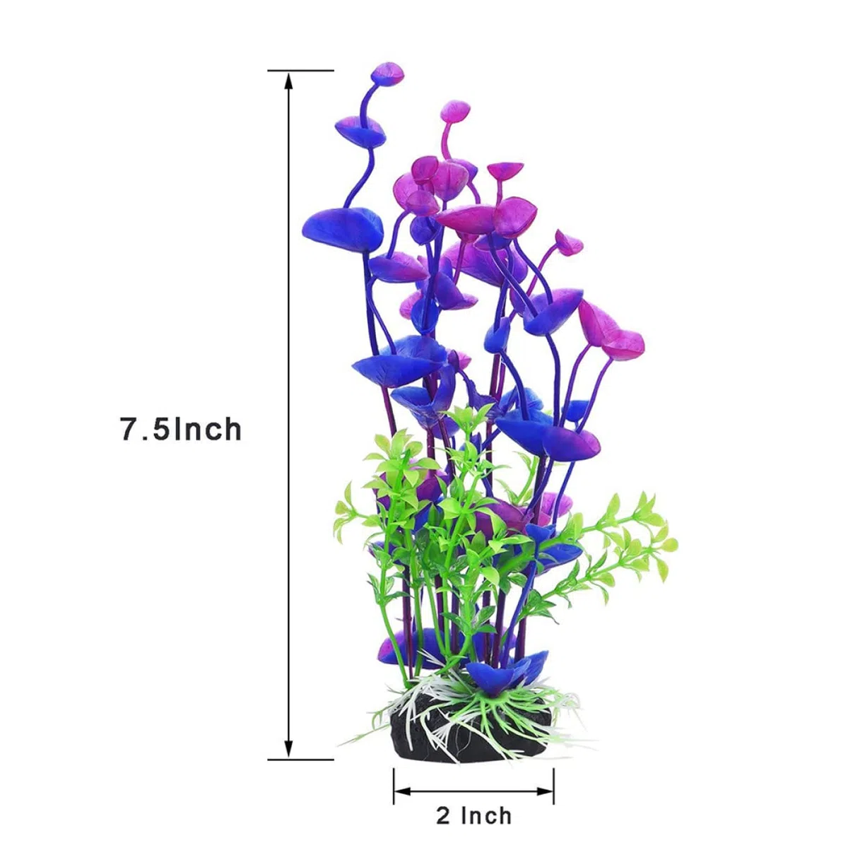 FRCOLOR 6 Unidades Decoraciones para acuarios Plantas Artificiales Plantas de Acuario, Plantas de Acuario, Plantas Artificiales para Mascotas