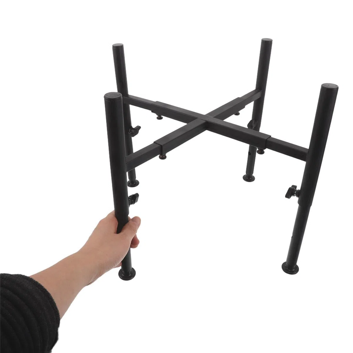 YARNOW Soporte para Cuencos de Perro de Acero Inoxidable Ajustable de 6.3 a 10.2 Pulgadas Base Estable y Mantenimiento Fácil para Uso Diario en Ocupadas