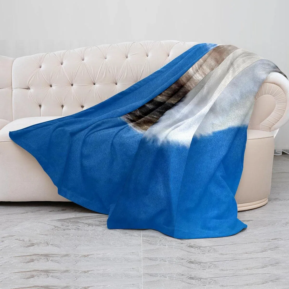 Manta de forro polar, súper suave, lujosa manta de cama Shih Tzu perro cachorro