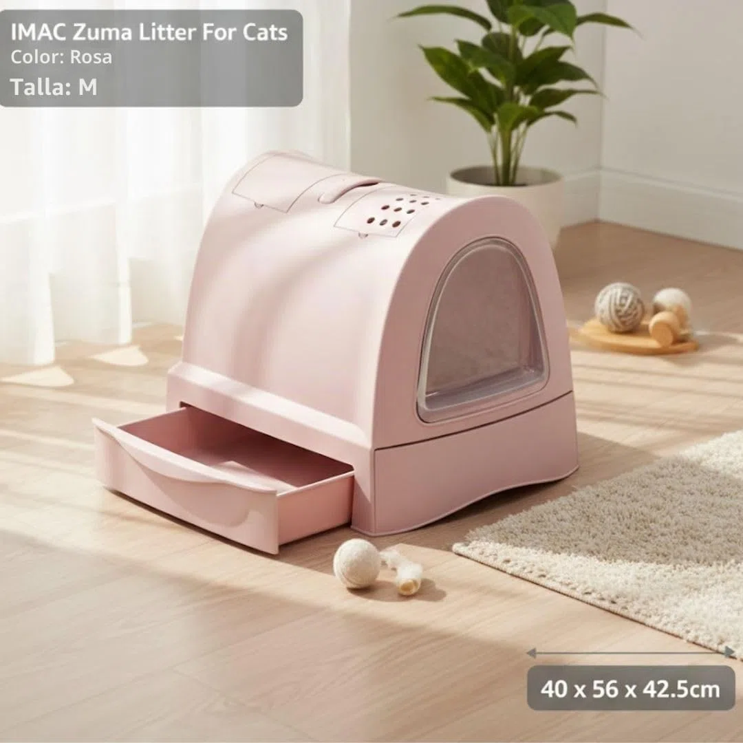 IMAC WC Gatos ZUMA Rosa para gatos