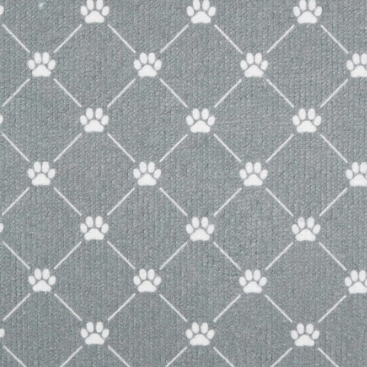 Bone Dry Tapete para Mascotas Lavable a máquina, Ultra Absorbente, 10 x 18 Pulgadas, Estampado de Enrejado Gris