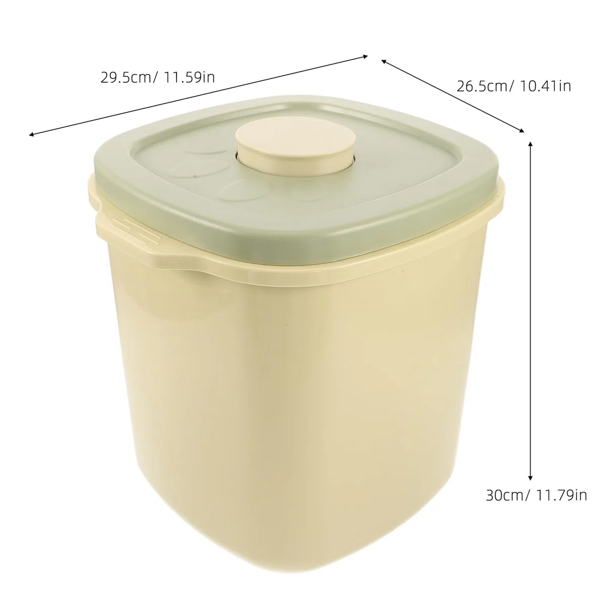 Toyvian Contenedor Hermético para Alimentos de Mascotas con Tapa Apilable de Pet, Cubo para Almacenar Comida de Perros y Gatos con Capacidad Flexible y Frescura Asegurada