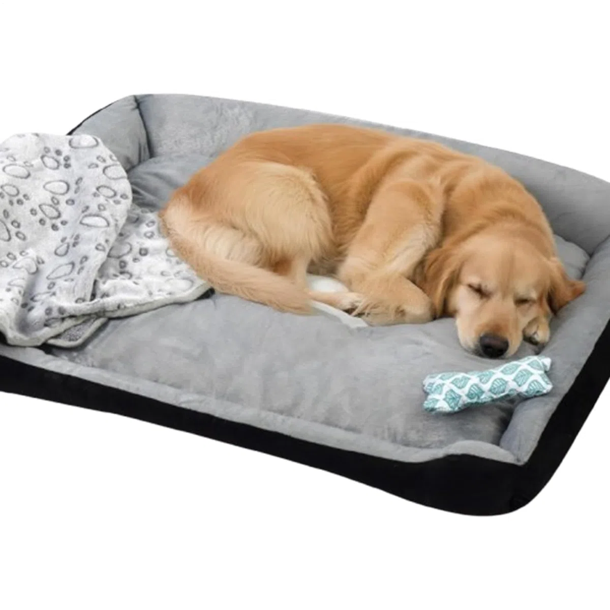 Cama Ortopédica Canina Peluche Lavable Para Mascotas | Cama Para Perros Mayores Con Fondo Antideslizante Para Cachorros Y Perros Pequeños A Medianos Interior Sala Balcón Hogar