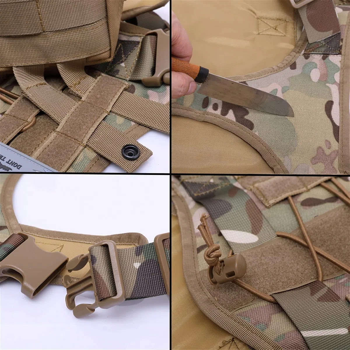 Arnés Militar Táctico para Perros Y Conjunto De Correa, Arnés para Perros De Trabajo para Perros Duraderos para Perros Pequeños Y Grandes Pastor Alemán