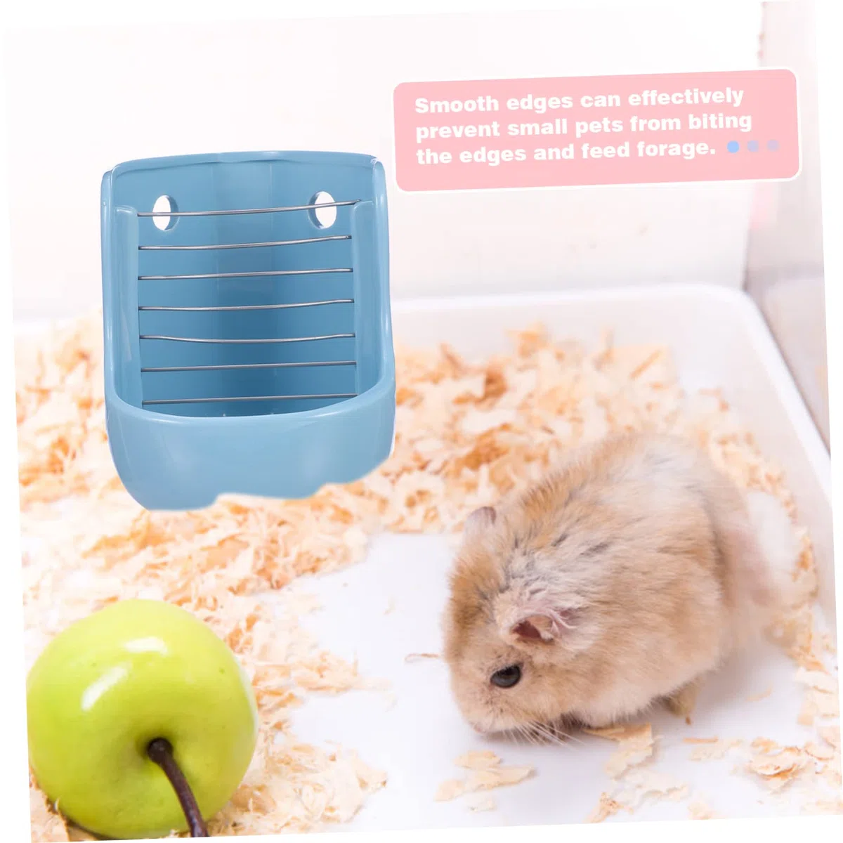 VANZACK Comedero Cerámico Desmontable para Chinchilla y Rabbit Soporte para Hierba