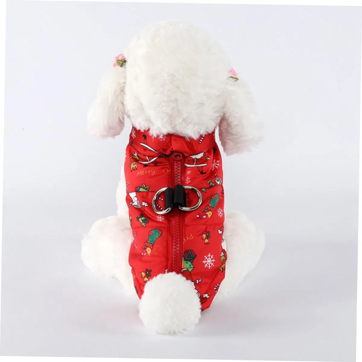 minkissy 3 Piezas Ropa de Traje de Nieve para Mascotas Chaleco Abrigo de Perro Chamarra para Perro con Estampado de Estrellas protección contra la Nieve Chaqueta Abrigo de algodón