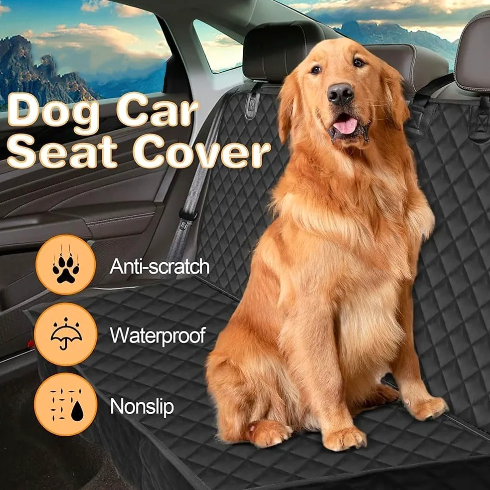 Funda para Asiento De Coche Perros para Buick Enclave Encore Insignia Regal, Prueba De ArañAzos E Impermeable Funda para Asiento Trasero De Coche para Perros