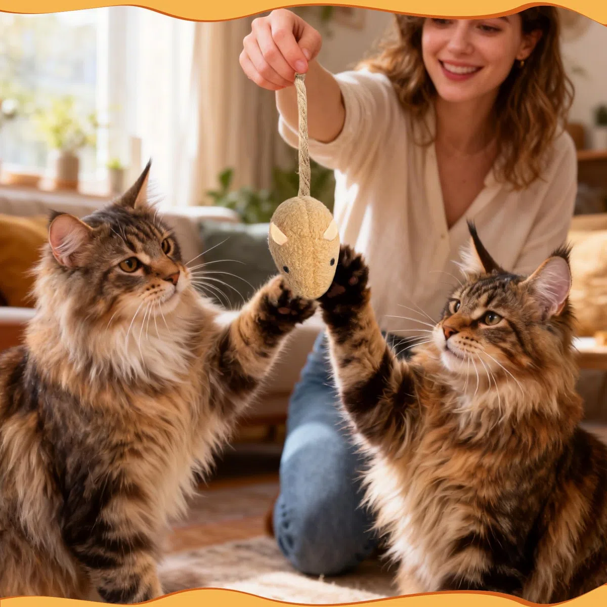 Paquete de 24 ratones coloridos de 2.36 pulgadas para gatos, juguetes interactivos de animales de hierba gatera de peluche con forma de ratón para gatos de interior