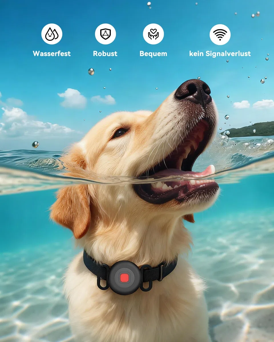 Spedal Localizador para Perros y Gatos, Smart Tag Android para Google Find Hub, Rastreador Bluetooth sin Suscripción ni SIM, IP67, Batería CR2032 Reemplazable hasta 1 Año, para Collar