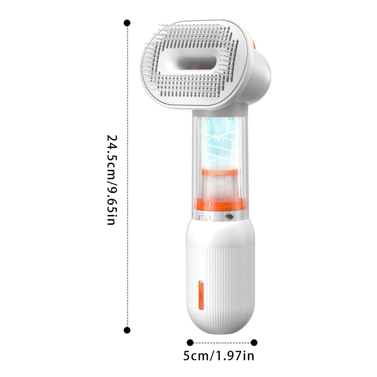 Cepillo multifuncional para cuidado de mascotas que combina cepillado, aspiración, desenredado y secado para solución para cuidado del cabello, peine