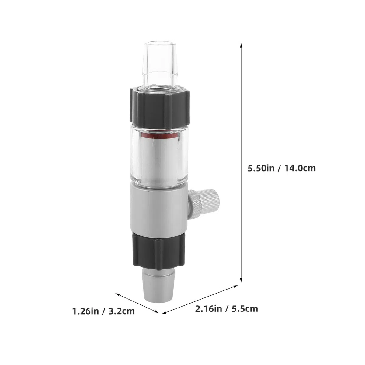 Difusor y Mantenimiento Conveniente Distribución Uniforme de Gas de Tanque de Agua de Vidrio Accesorio Adecuado para Acuario para Plantas Acuáticas y Aficionados Tanques