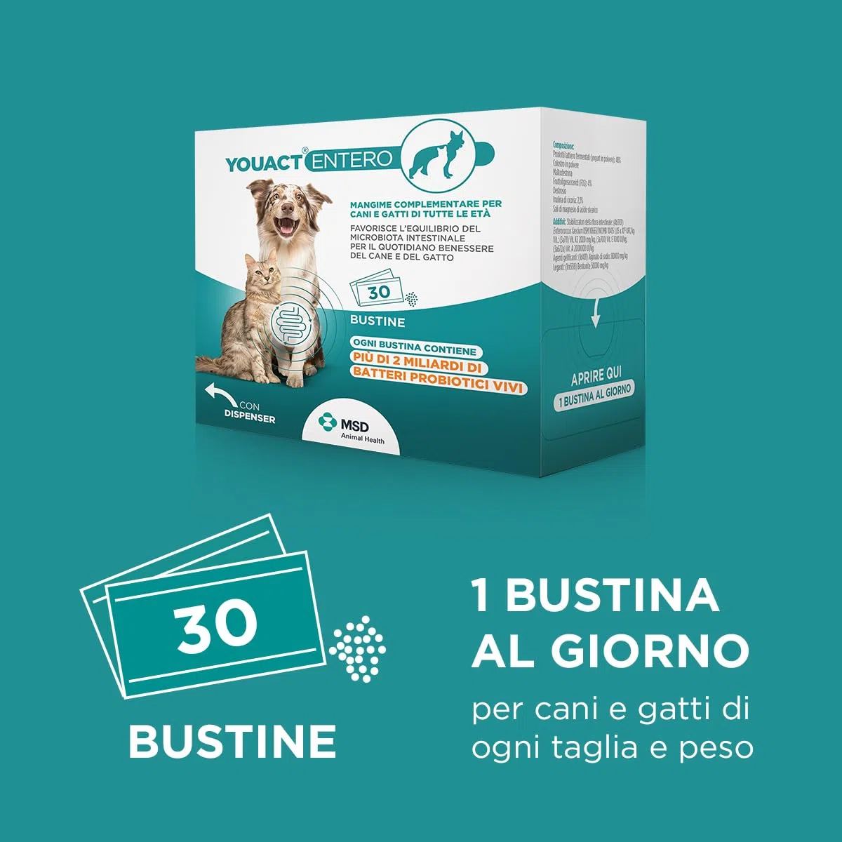 Entero - 30 bolsitas de pienso complementario