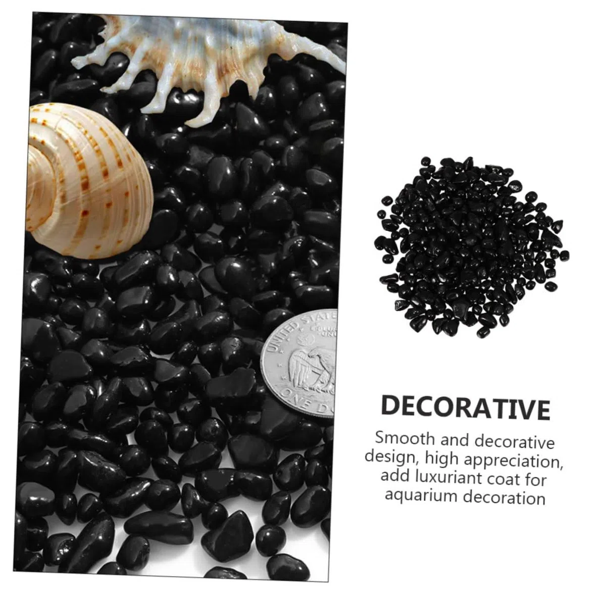 Happyyami 1bolsa Gravilla Decorativa para Acuarios y Terrarios Arena para Paisajismo De Grava para Peceras para Decorar Jarrones y Plantas