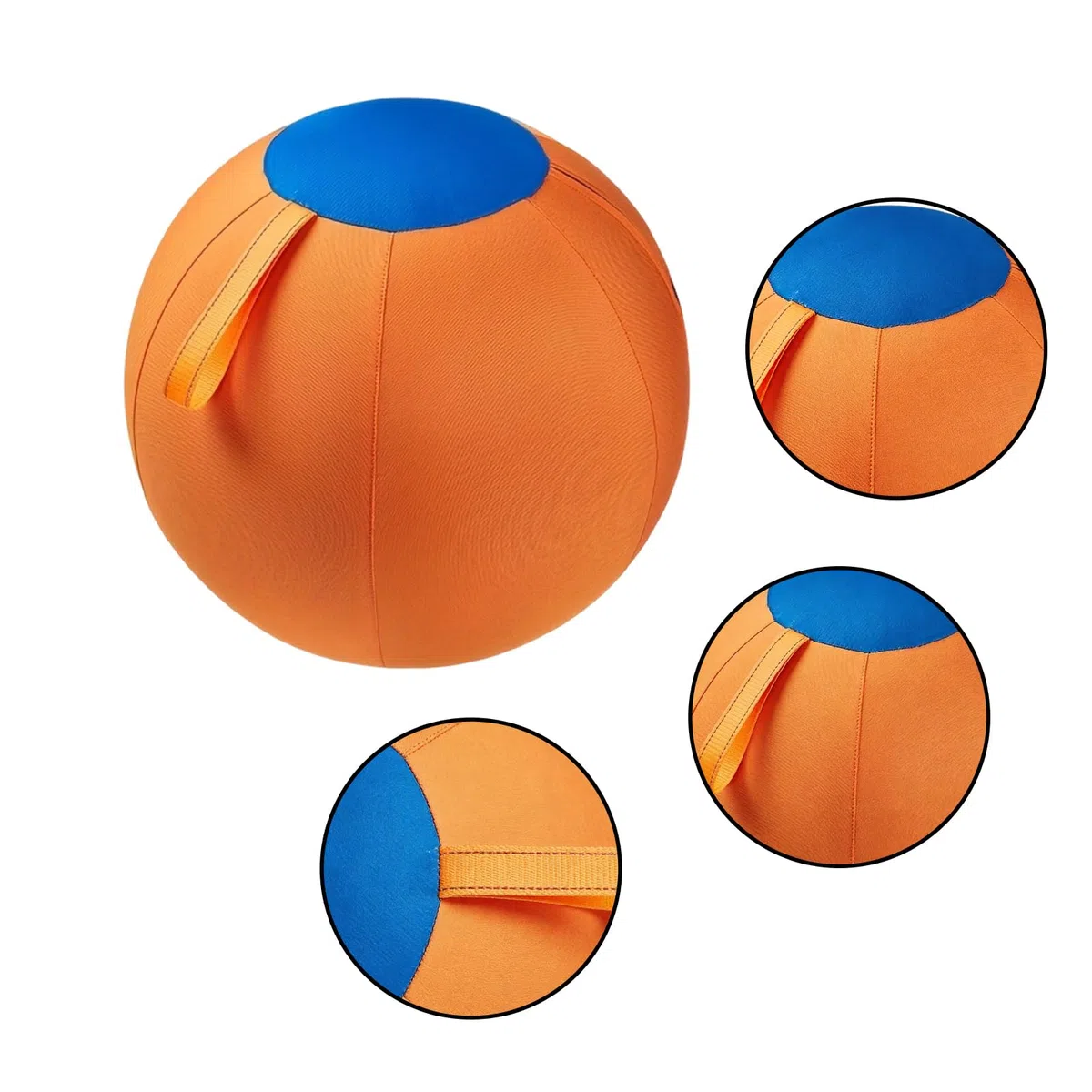 Pelotas para perros destructores Juguete Inflable Gigante de 45 cm | Pelotas para Perros para Llevar y Traer Para ejercicio, buscar, jugar, enriquecimiento, cachorros,