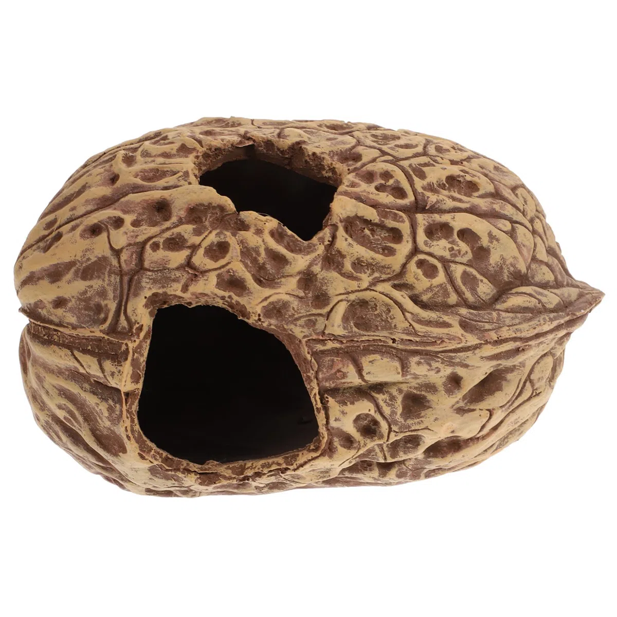 WOONEKY Cueva De Escondite para Peces Acuarios Decoración Natural De Acuario Refugio De Diseño Único para Peces y Camarones para Agua Dulce y Salada