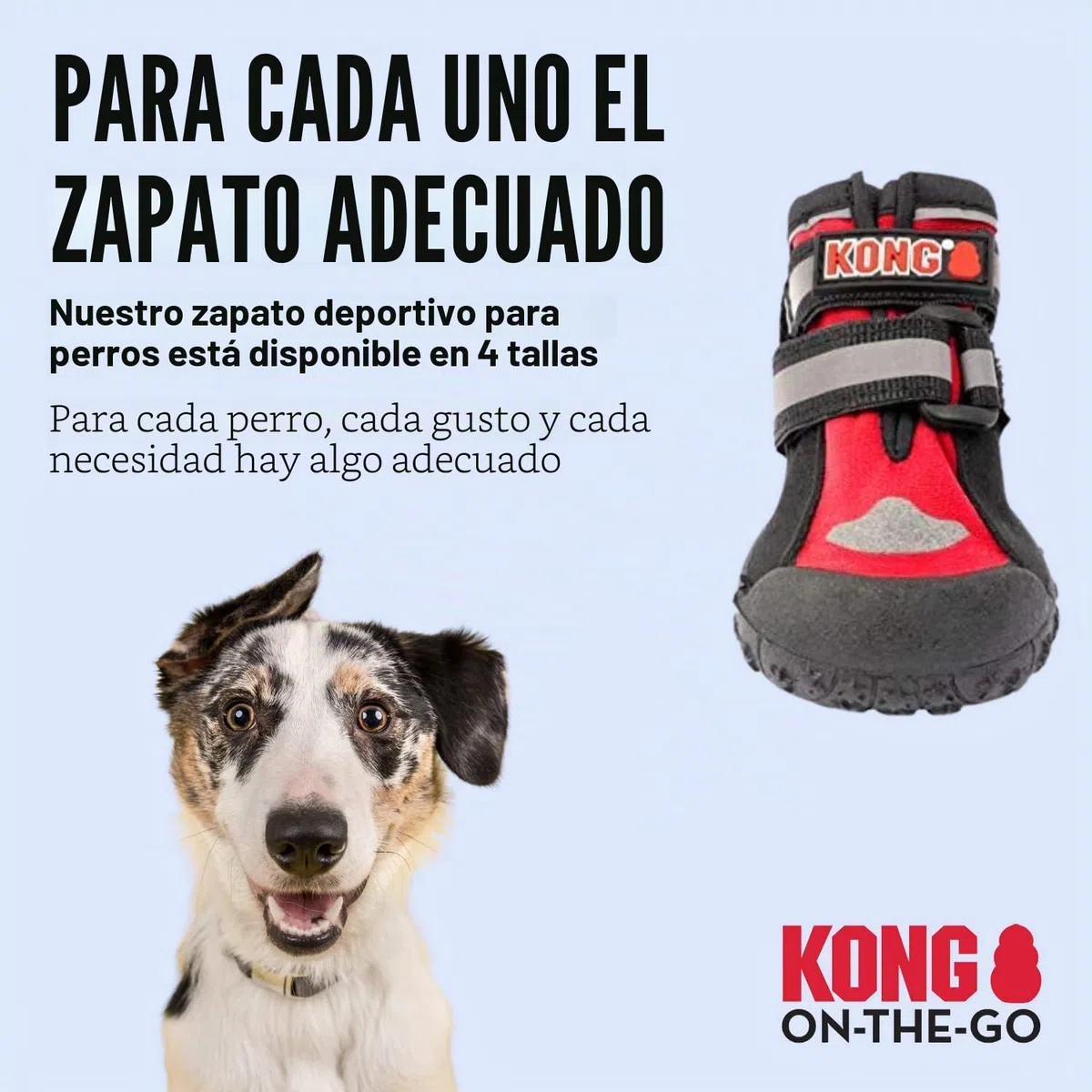 KONG Zapatos deportivos para perros muy grandes, paquete de 4 pulgadas, talla XL, protección de patas con acolchado, cómodo y fácil de usar, material robusto y lavable
