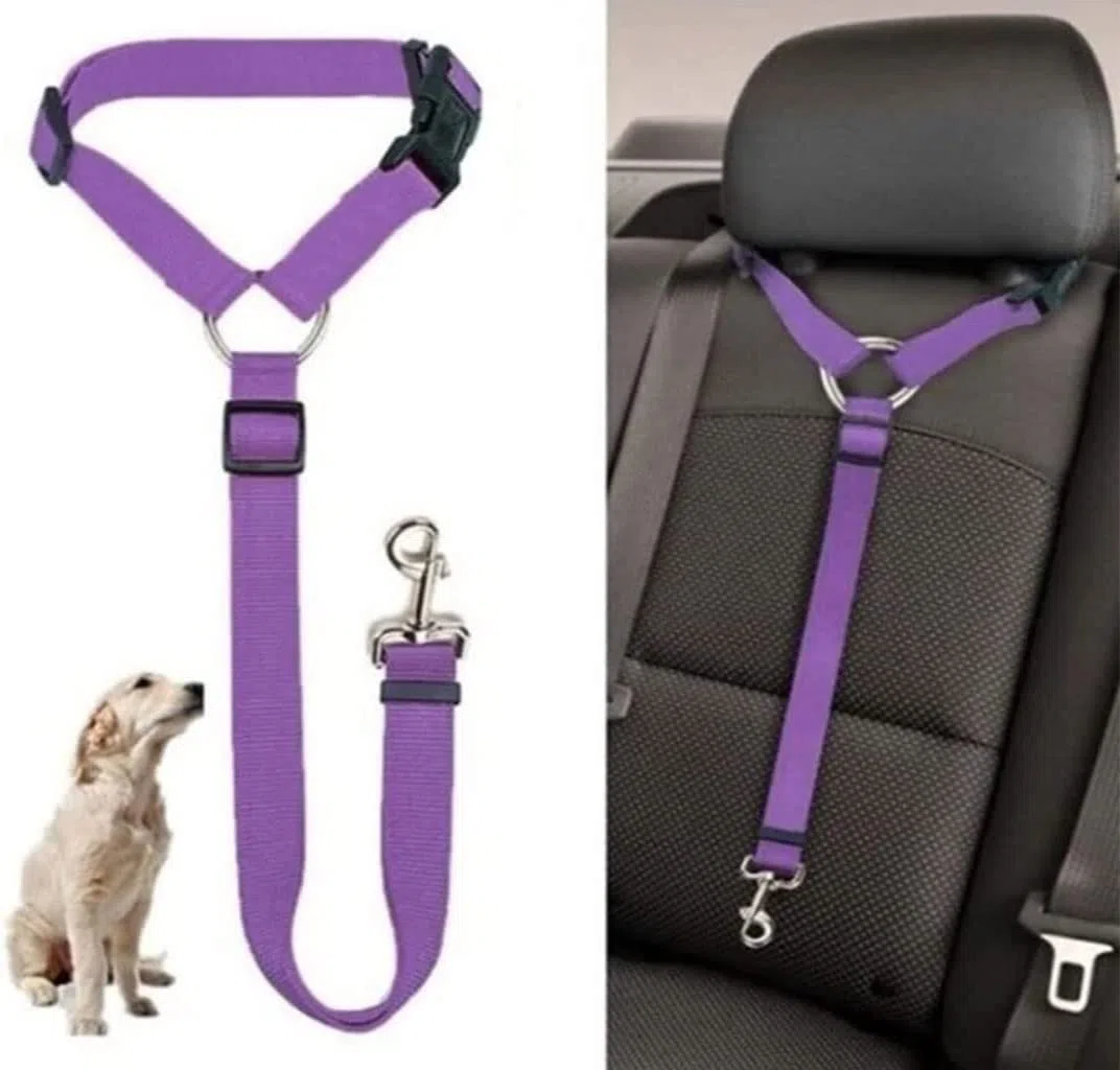 Correa Perro Correr Collar De Asiento Trasero para Mascotas, Correa Ajustable, para Perros Y Gatos, Accesorios para, para Antideslizantes Reforzada