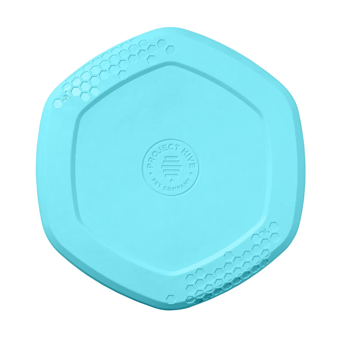 PROJECT HIVE ·PET COMPANY· - Frisbee de colmena con aroma a vainilla relajante para perros - Ideal para buscar - Incluye una alfombrilla para lamer en la parte posterior - Flota en el agua