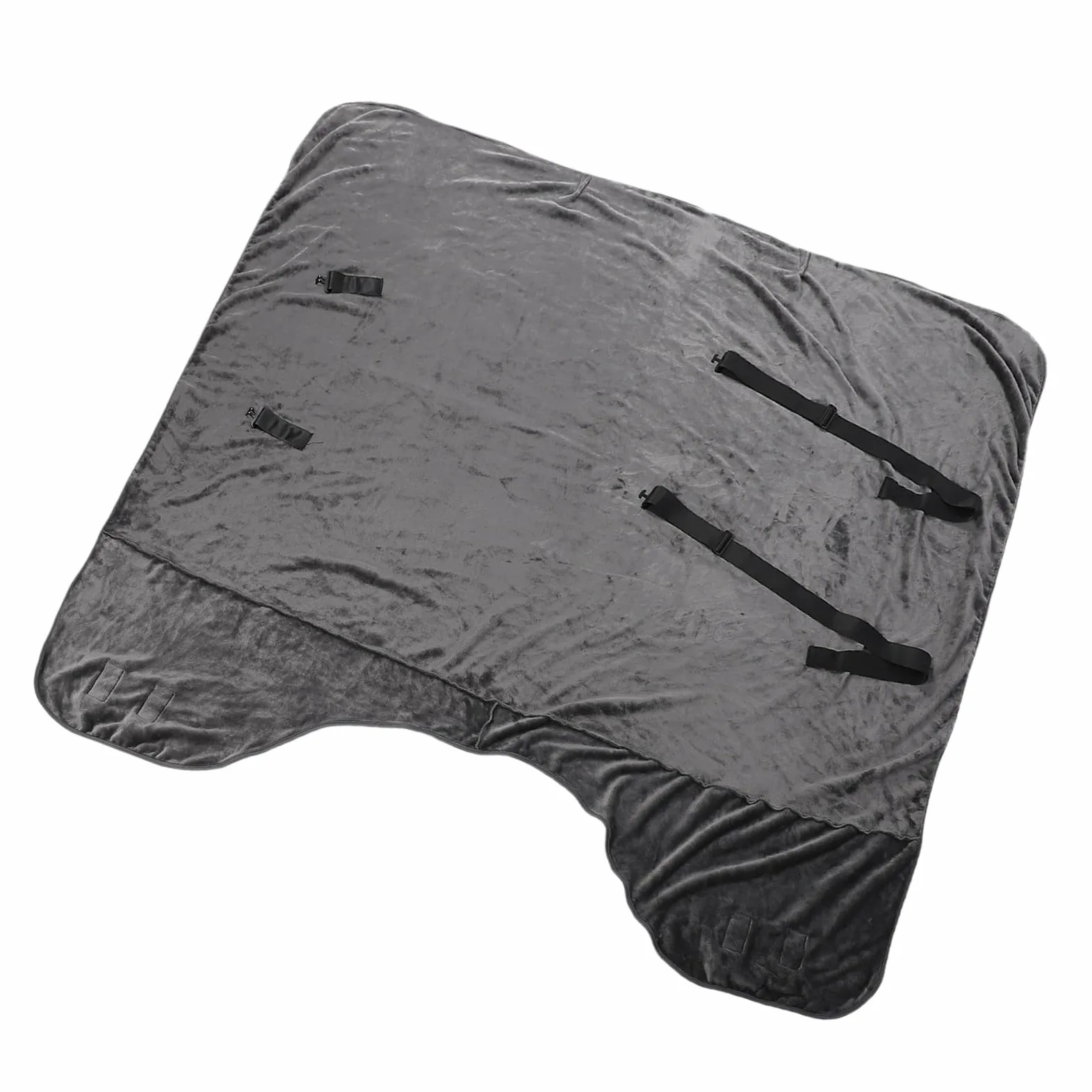 Changor Manta de Invierno para Caballos, Relleno de Franela Grueso, Cálido y Cómodo, para Uso en Granja, Cuidado de Caballos