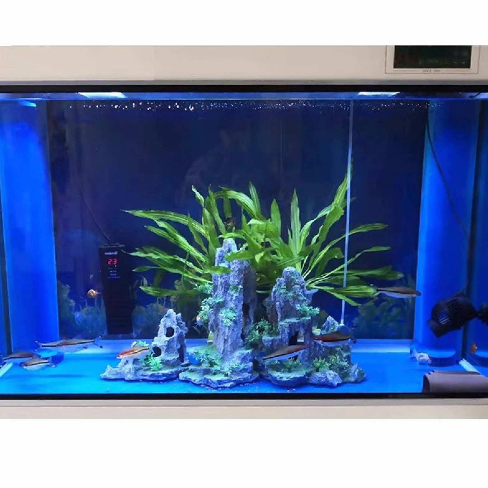 1 pieza de planta rocalla for acuario, decoración pecera, paisajismo, accesorios decorativos for 047(42)