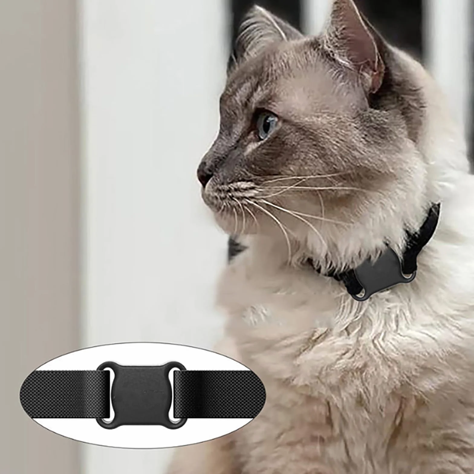 Rastreador GPS para mascotas, seguimiento de ubicación en tiempo real con control de aplicación, diseño impermeable y ligero para perros y gatos, seguridad al aire libre