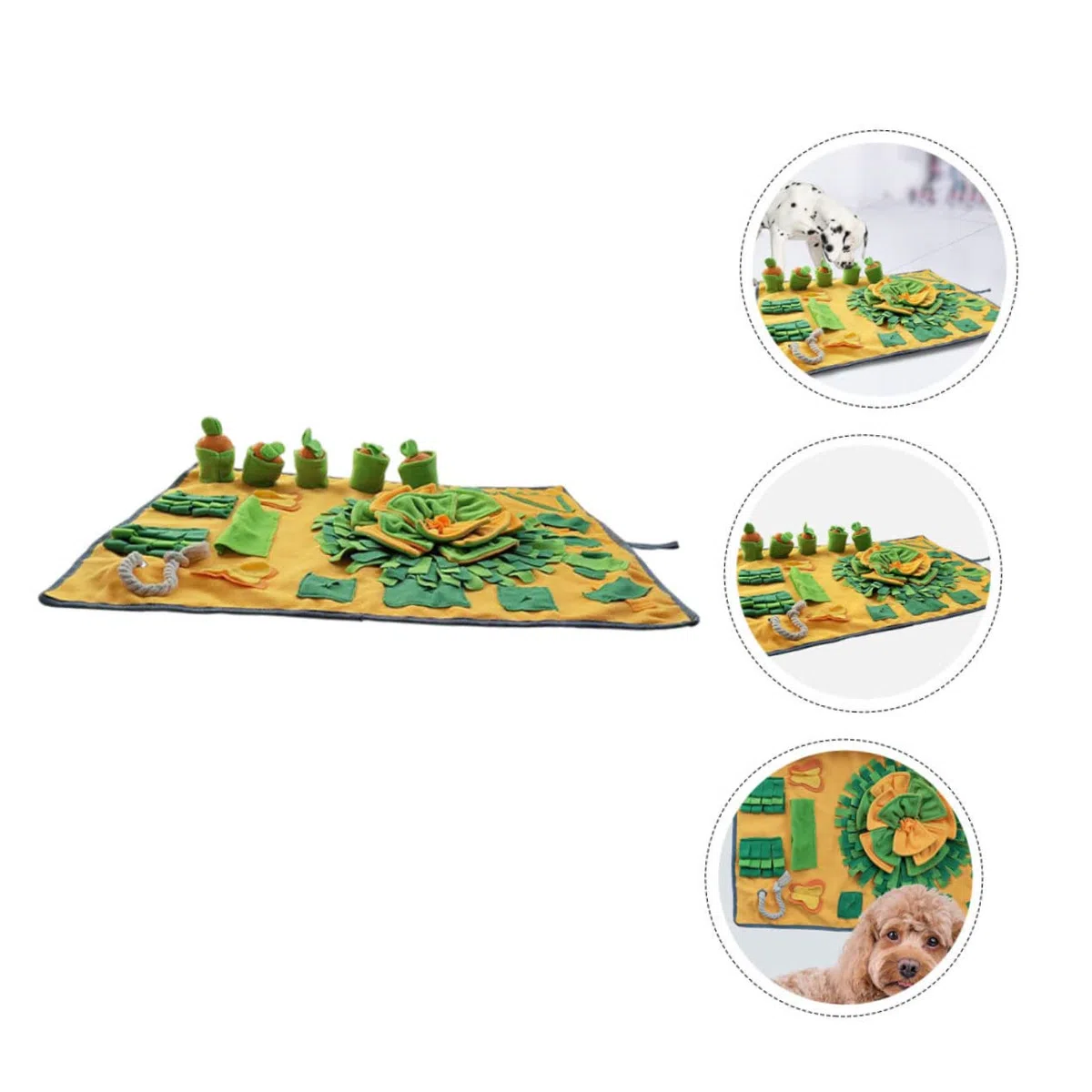VANZACK Alfombra Olfativa Decorativa Antideslizante para Alimentación Mat de Forrajeo para Mascotas Ejercicio de y Duradero