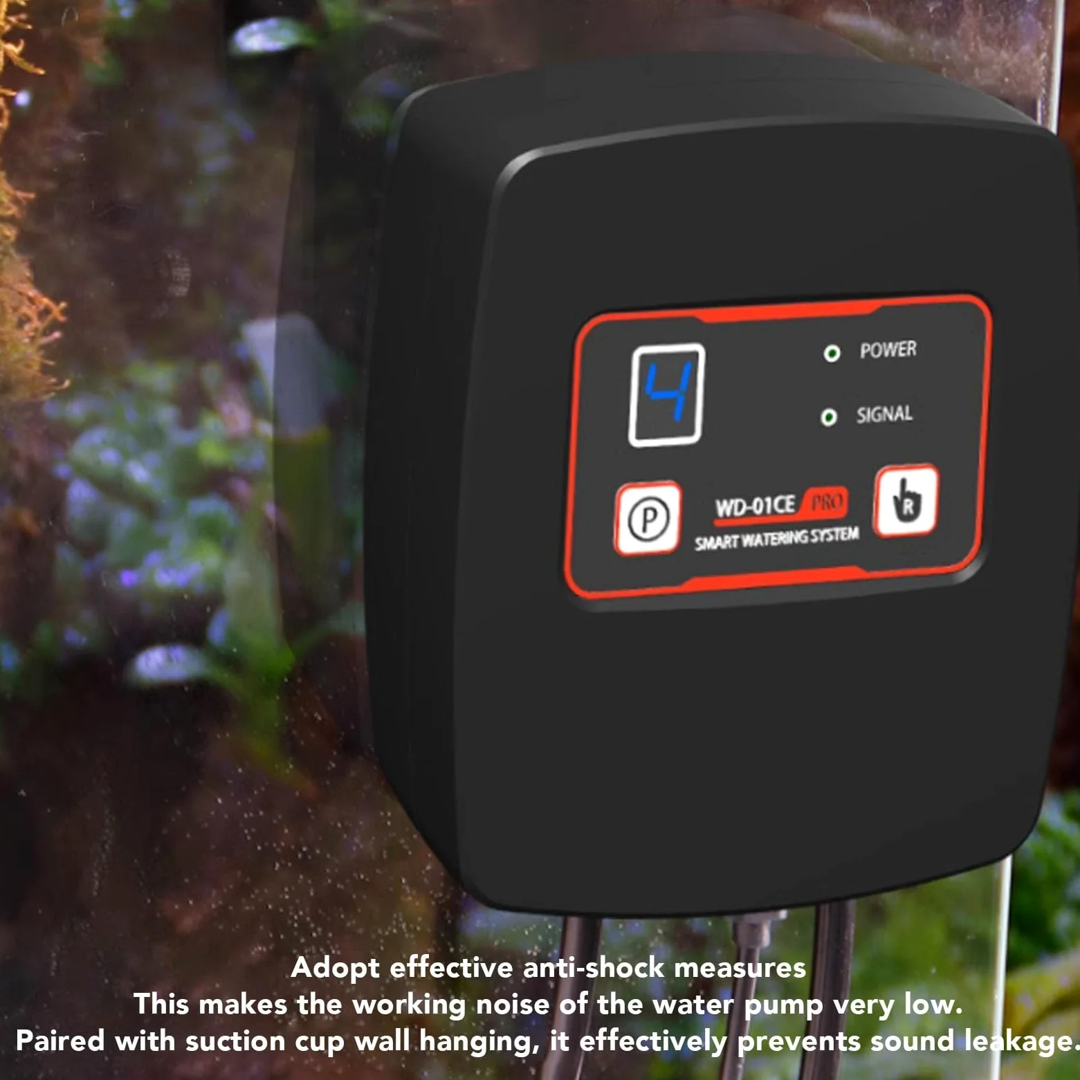 Pssopp Humidificador para Reptiles, Automático de Nebulización para Reptiles con Temporizador, Inteligente de Nebulización para Terrario para Plantas de la Selva Tropical y Anfibios