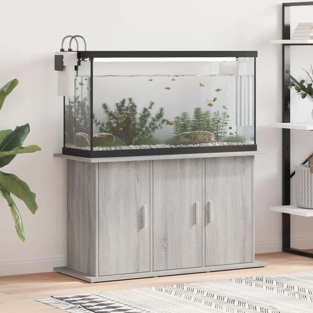 Genérico Soporte para Acuario Madera ingeniería Gris Sonoma 101x41x58 cm,Productos para Mascotas,Productos para Mascotas,Productos para Peces,Soportes para acuarios,833637