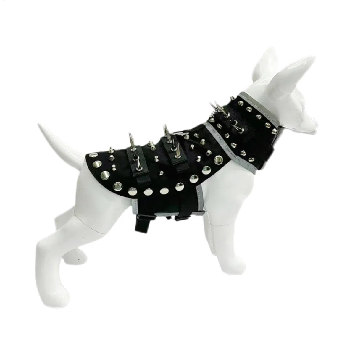 Chaleco con Púas para Perros Pequeños Chaleco De Protección Reflectante