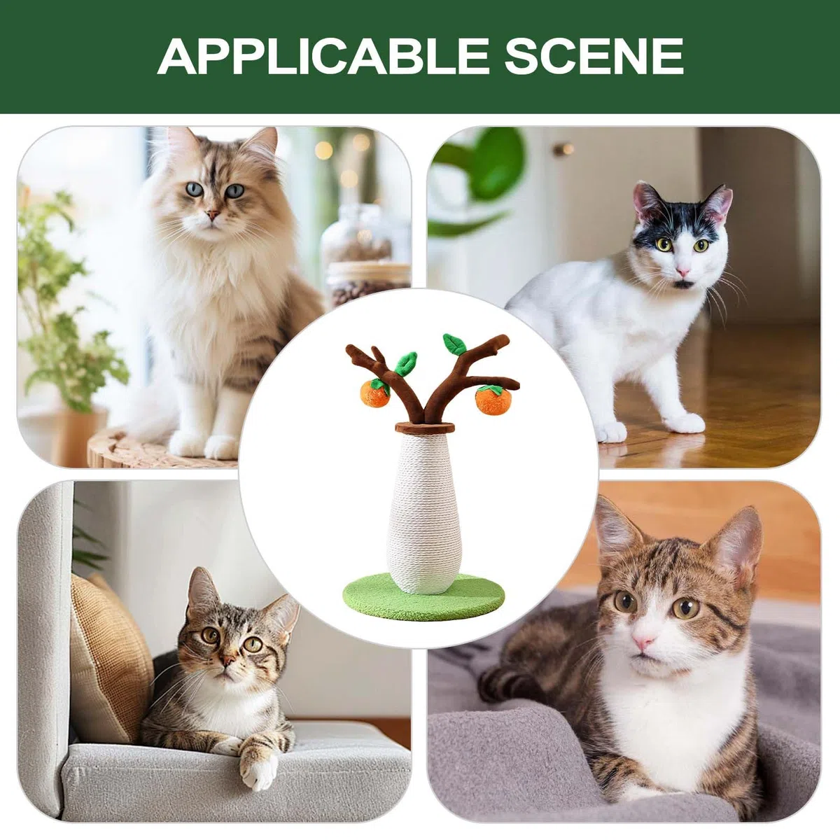 Poste Rascador Para Gatos Juguete para Ejercicio y Protección de Muebles | Rascador Interior Con Juguete De Peluche Para Gatos Para Razas Pequeñas Medianas Grandes Salón Balcón