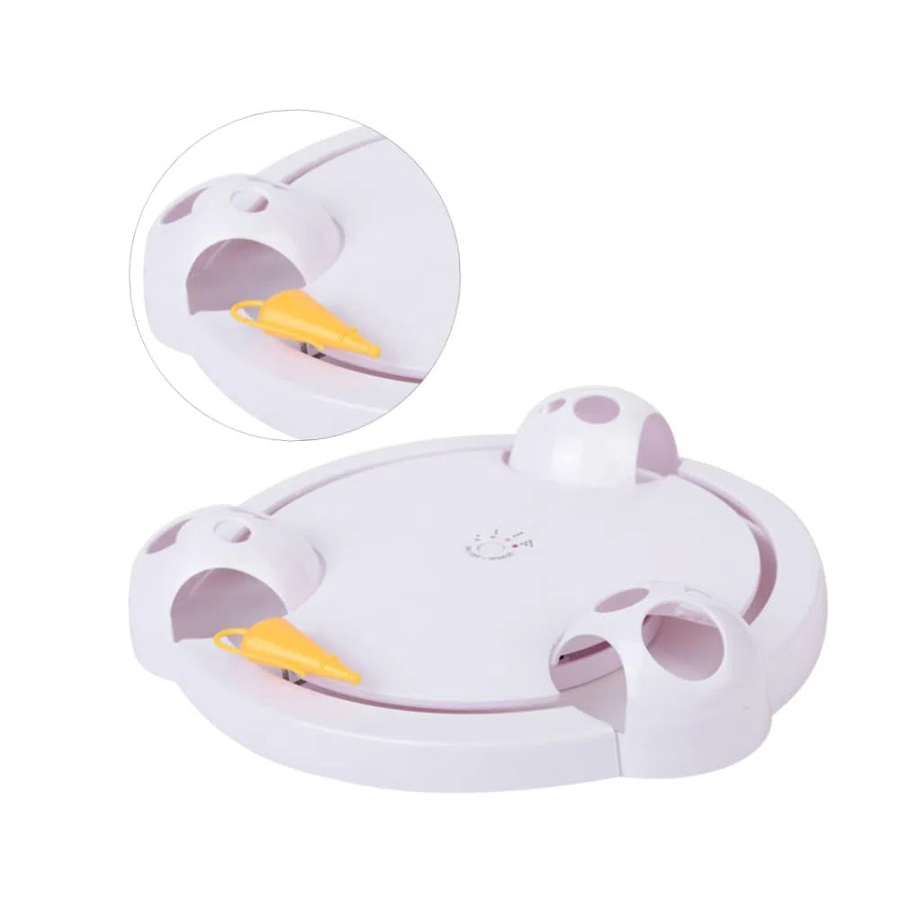 Hemobllo 1pieza Juguete para Gatos Automático Interactiva Ratón y Giratoria para Entretenimiento De