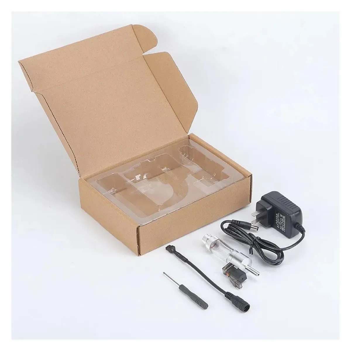 Regulador Contador de Burbujas de CO2 for Acuario, Sistema de Control de reacción de CO2 con válvula solenoide, Dispositivo de medición de dióxido de Carbono(Quick Plug Version)