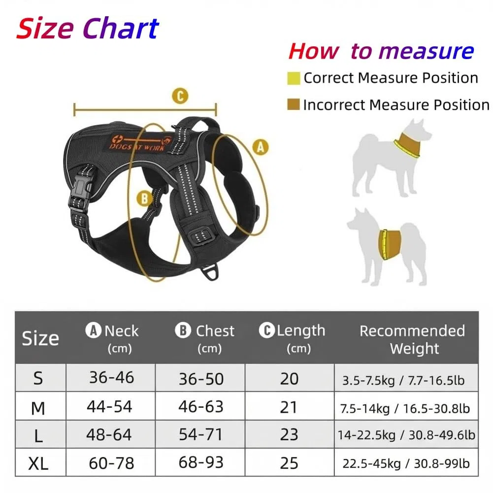 Arnes para Perro, Arnés Antitirones Ajustable con Reflectante y Asa de Control, Transpirable Arneses Chaleco para Perro Grande Mediano Pequeño (Caqui, S)