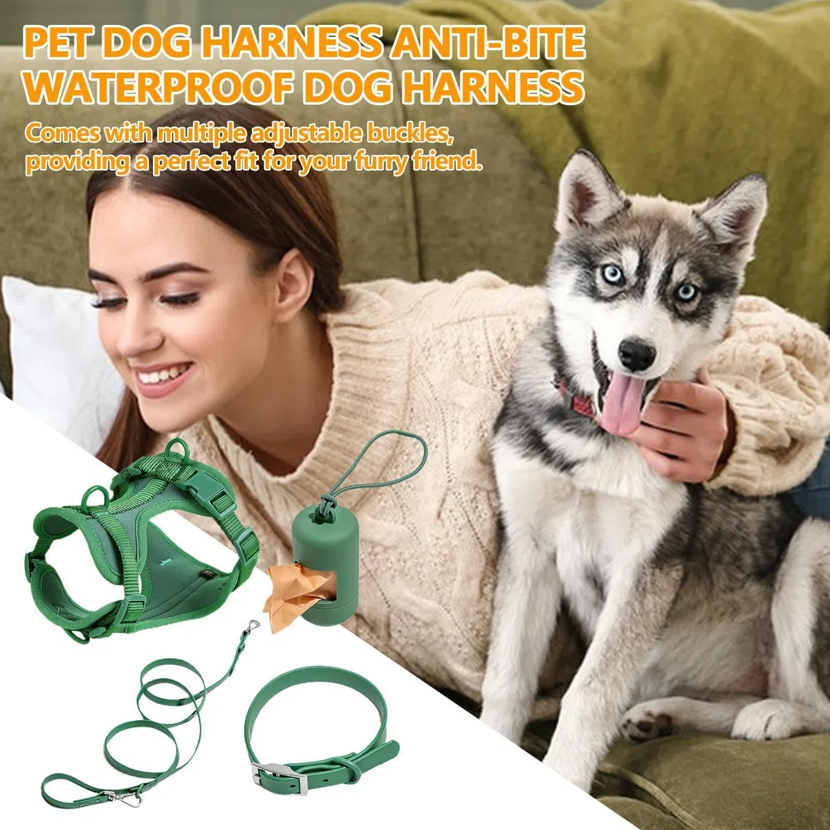 Juego de arneses para Perros, Juego de arneses para Perros pequeños Arnés | Juego de cables con arnés para mascotas sin tirones para perros y cachorros c