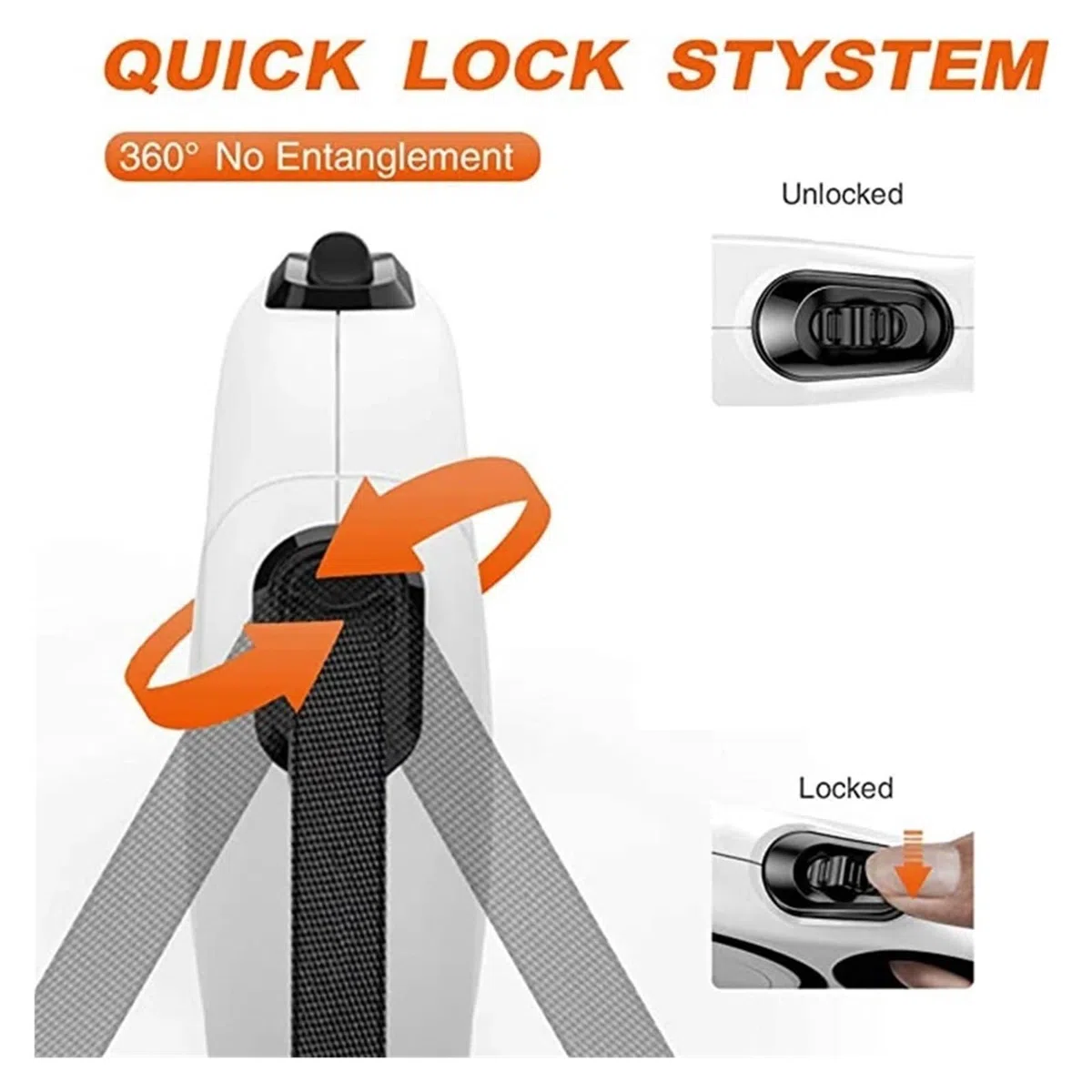 Correa Extensible for Perros de compañía 5/8M, Correas retráctiles automáticas Nailon duraderas for, Compatible con Paseos for pequeños, medianos y Grandes(Gray,8M - 50 KG)