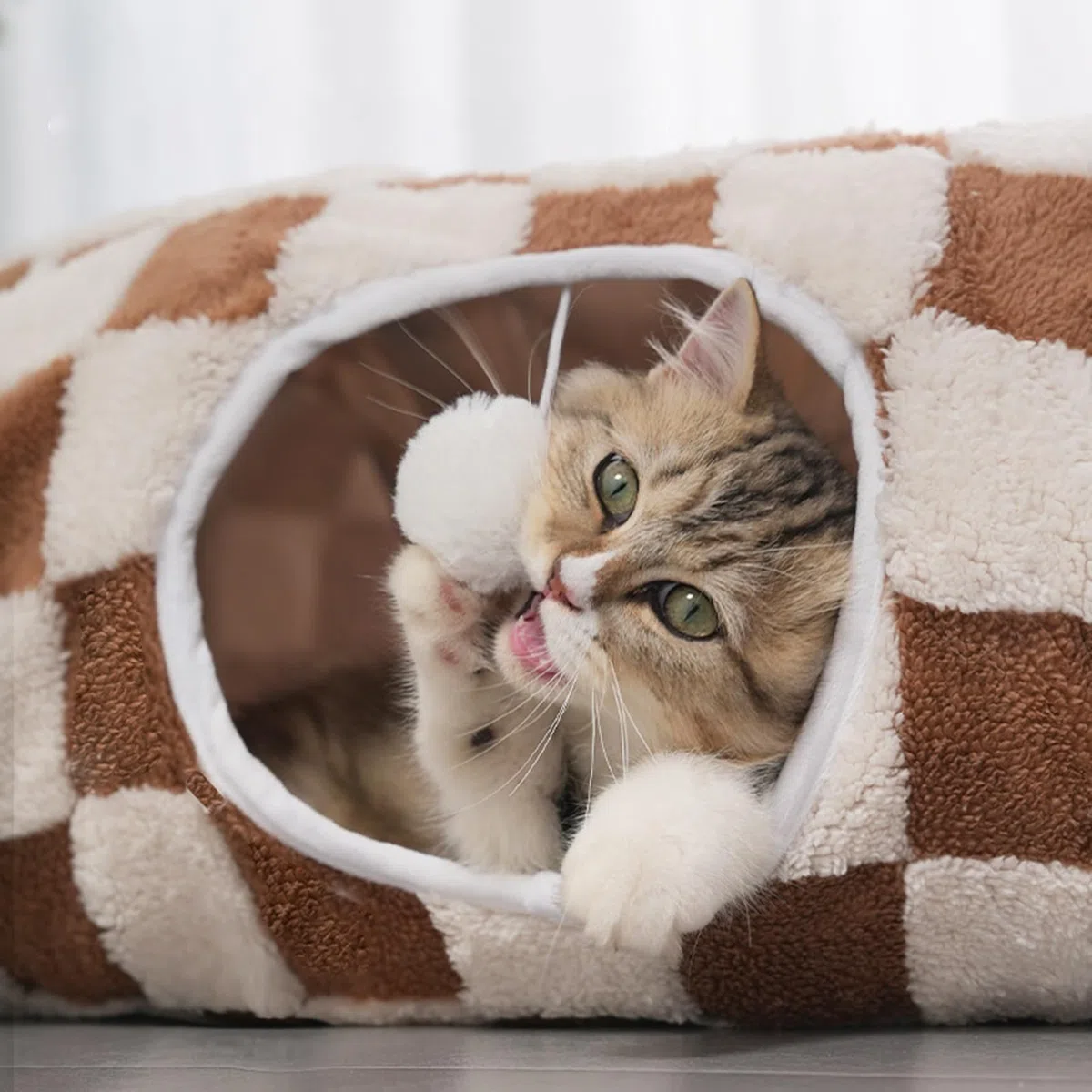 Cama Cueva Para Gatos Desmontable De Mascotas | De Juego Y Cueva Para Dormir Mascotas Pequeñas Interior Dormitorio Sala De Estar Balcón Apartamento Invierno