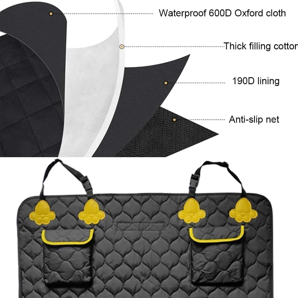 Funda Maletero Coche Perros para Jeep Grand Cherokee, Cuero Funda Protector Impermeable Antideslizante Resistente a los Arañazos para Perros