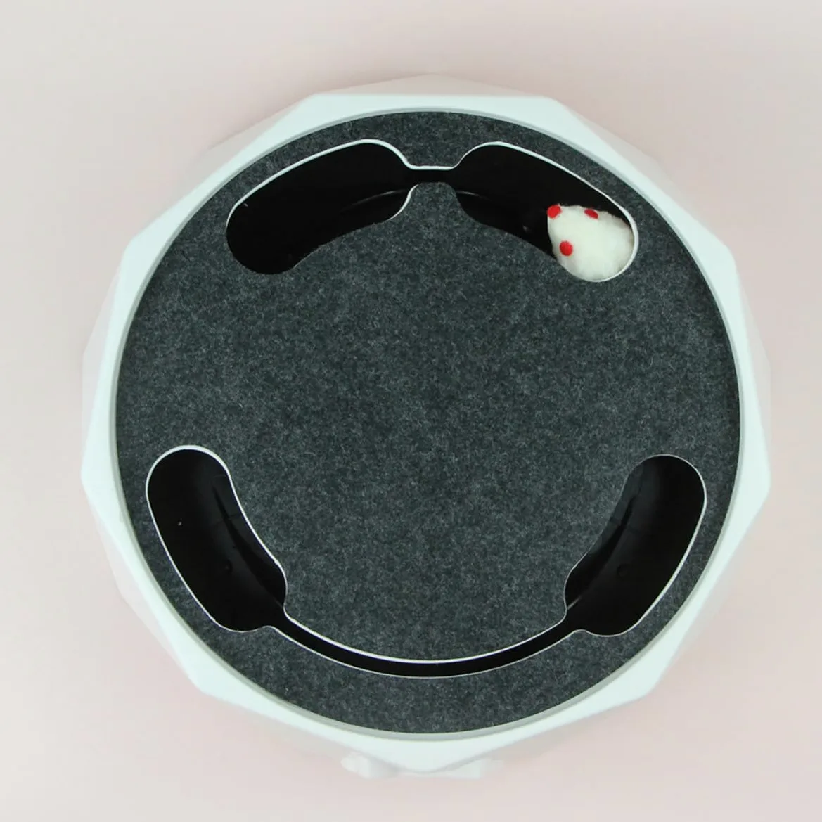 Gadpiparty Juguete Interactivo para Gatos Ratón Eléctrico Que Simula Experiencia de Caza y Acción de Excavar, Material Abs y Funciona 3 Baterías AA