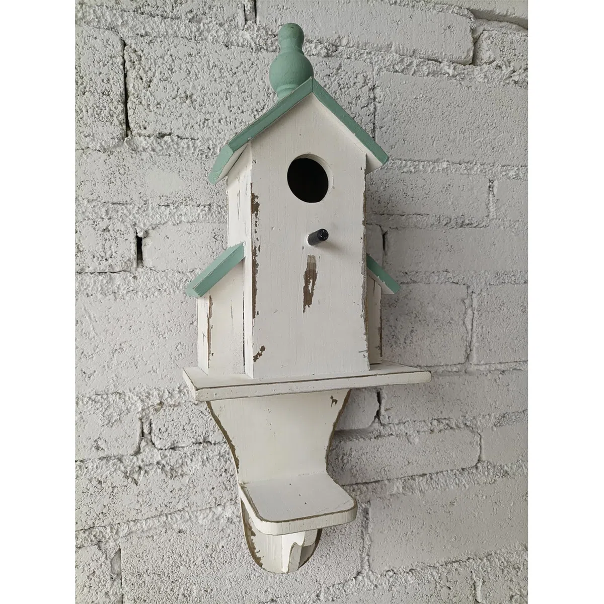 Casa colgante para pájaros para jardín al aire libre, yar, nido de cría de pájaros, para patio, refugio para pinzones, decoración de pared de casa de jardín