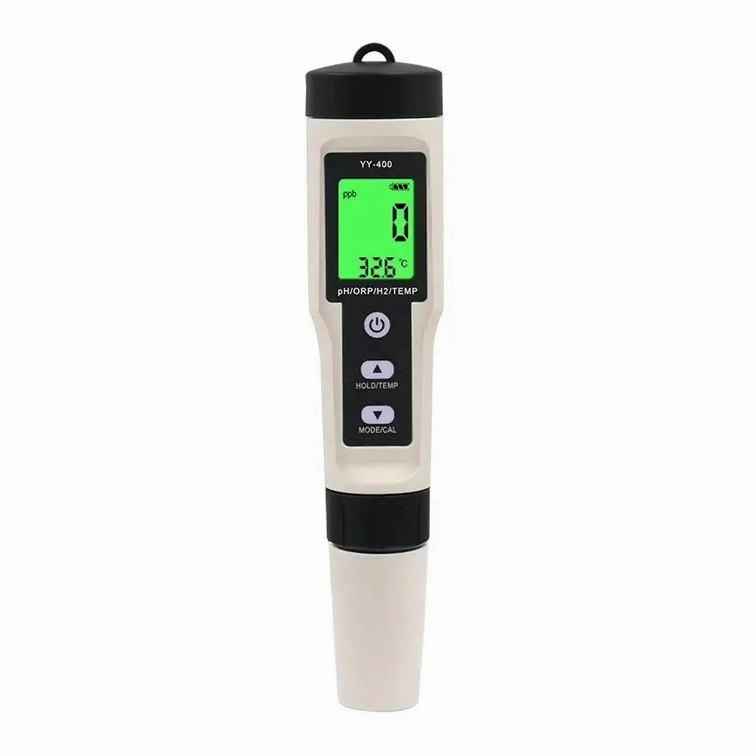 Medidor Agua 4 En 1 H2/PH/ORP/Temp Meter Digital Water Quality Monitor Tester For Piscinas Agua Potable, Acuarios Multiusos Preciso Fácil(YY-400N)