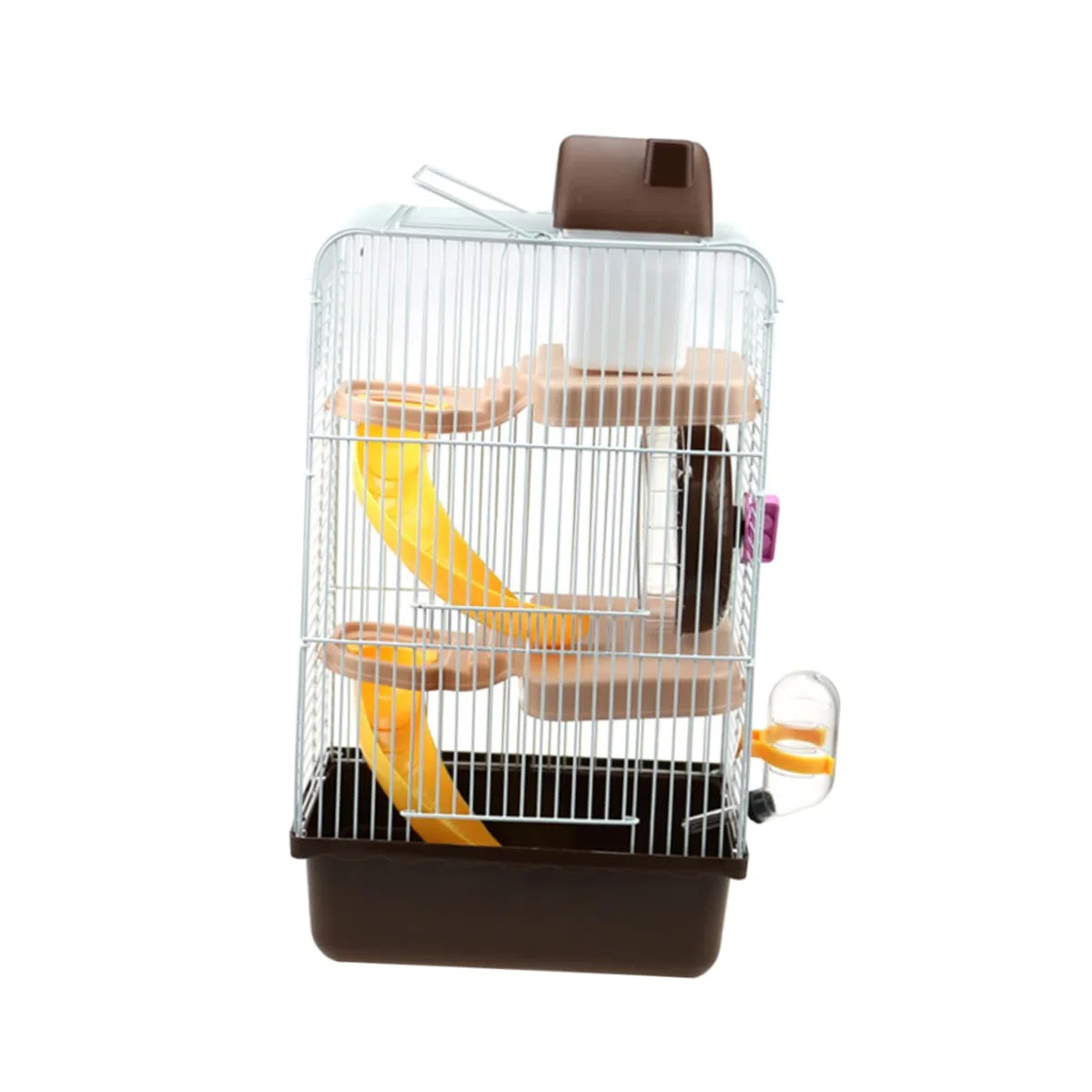 Beaupretty Jaula para Hámster Tipo Villa 3 Niveles Ecológica Duradera Incluye Accesorios