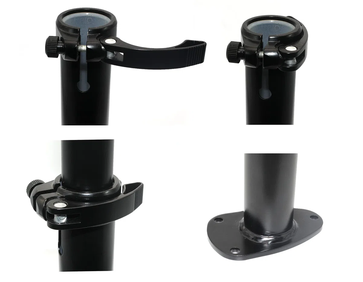 Soporte de Metal para pezuña con Altura Ajustable, Soporte para pezuñas de Caballo, Color Negro