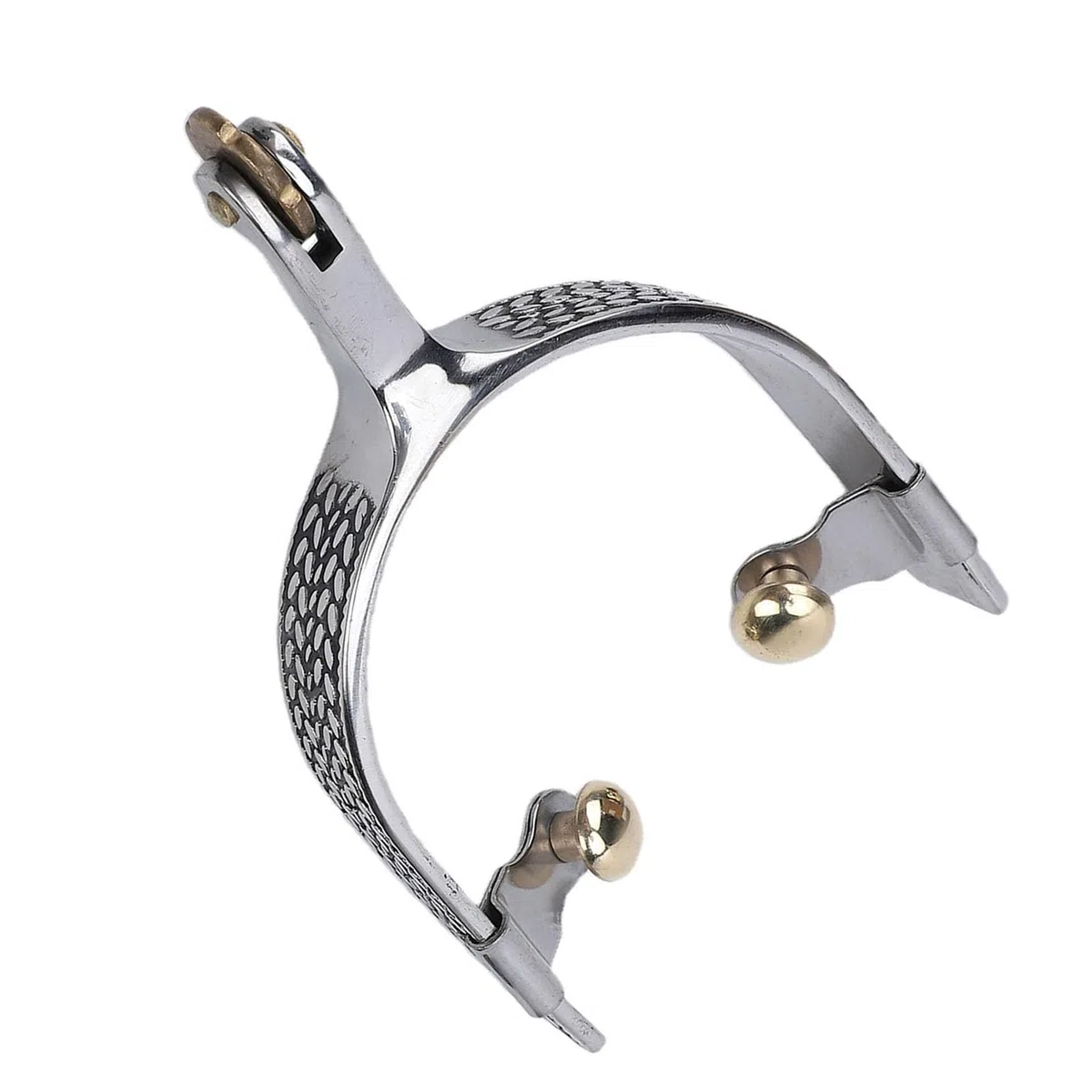 Jiawu Espuelas de Caballo, Espuela Tallada Vintage de Acero Inoxidable con Engranaje para Paseo Controlado Espuelas Occidentales, de Vaquero para Hombres y Mujeres, Entrenamiento a Caballo