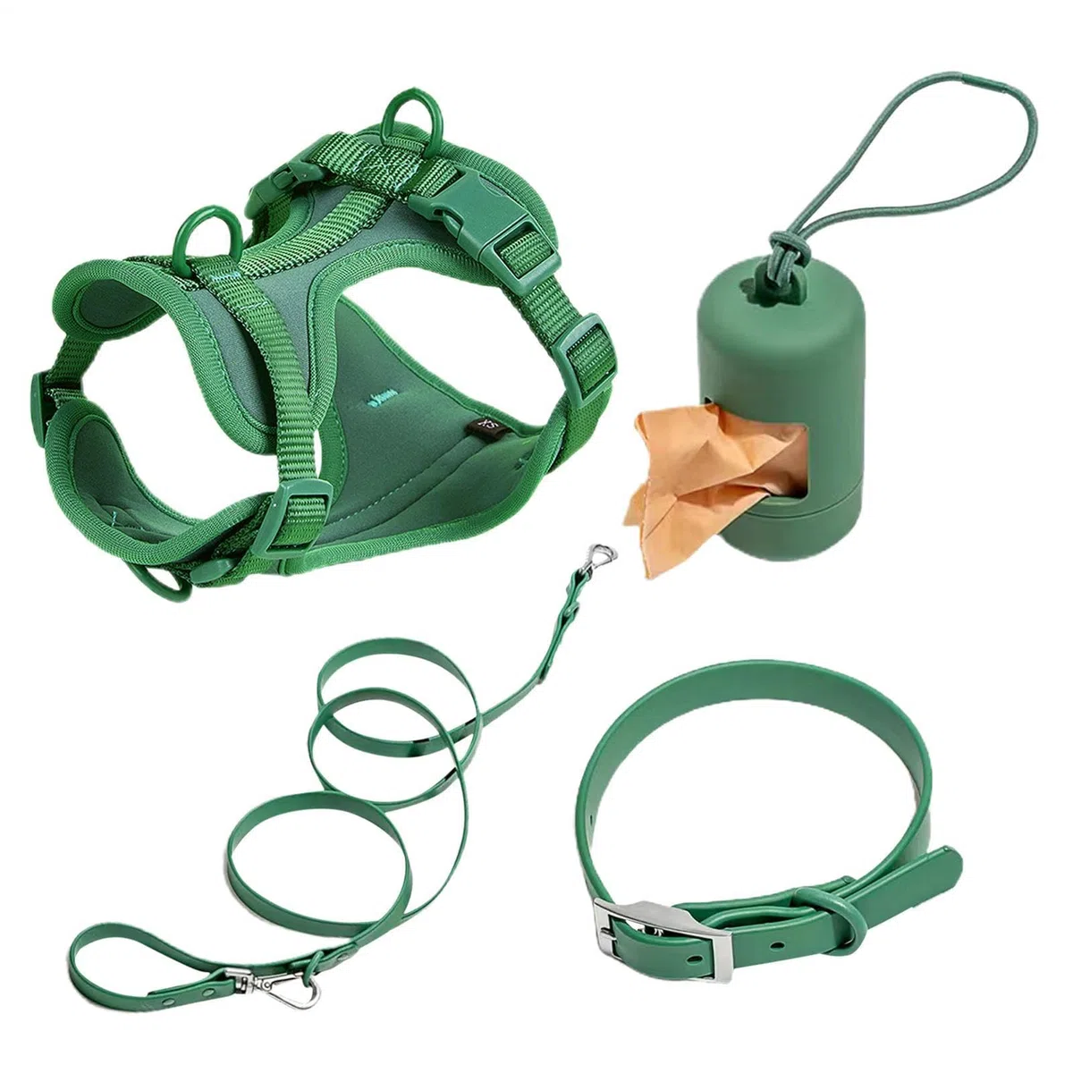 Juego de arneses para Perros, Juego de arneses para Perros pequeños Arnés | Juego de cables con arnés para mascotas sin tirones para perros y cachorros c