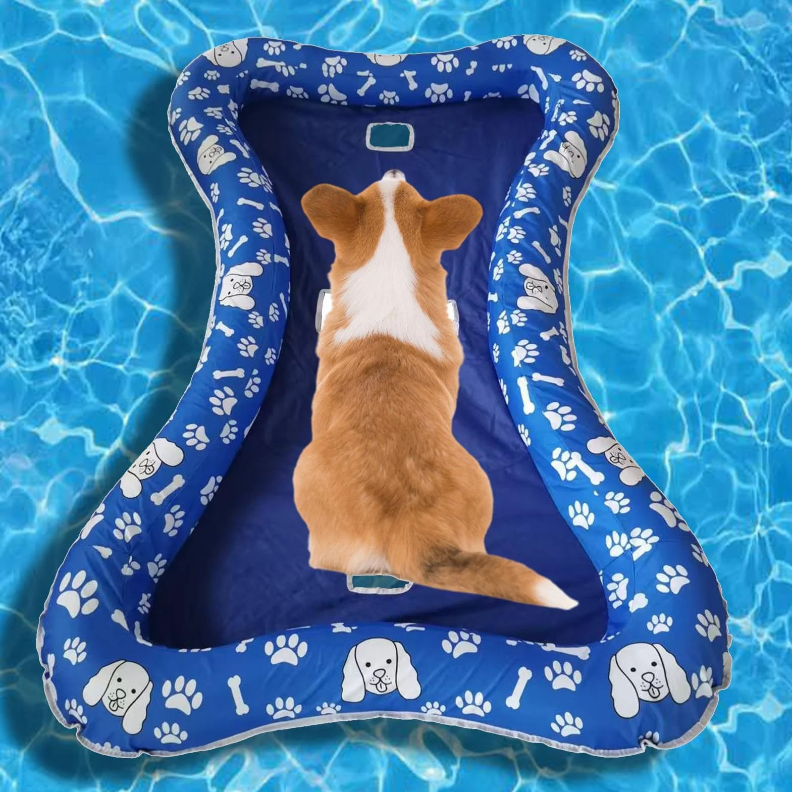 Flotador para Perros Alfombrilla Flotante Antideslizante para Mascotas En | Alfombra Agua Balsa Juegos Animales Exterior Lago Playa Río