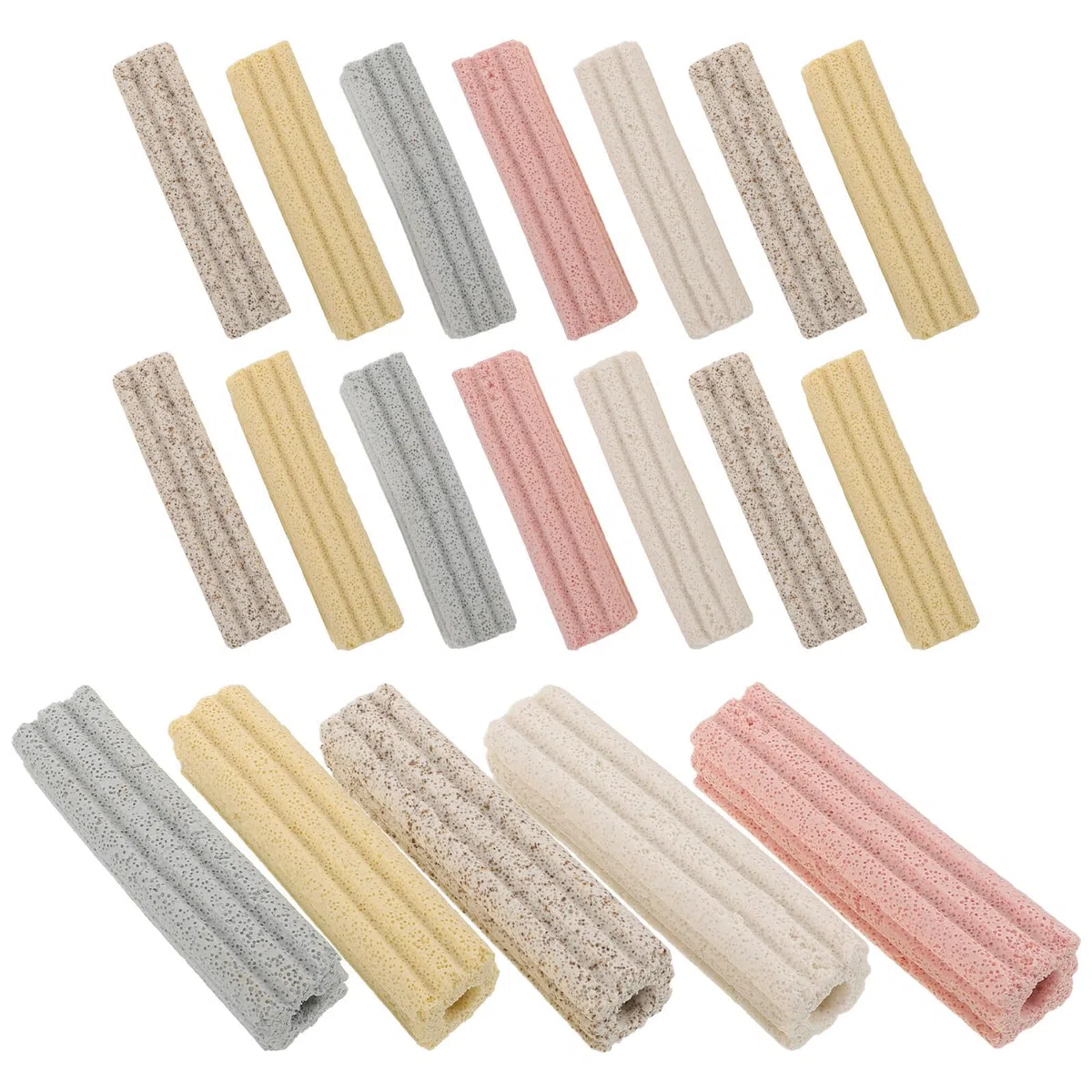SHOWERORO Medios Filtrantes Grandes para Acuarios 20 Piezas Biofiltros Biológicos de Cerámica Reutilizables para Filtración de Agua Dulce y Salada Peceras y Estanques Koi